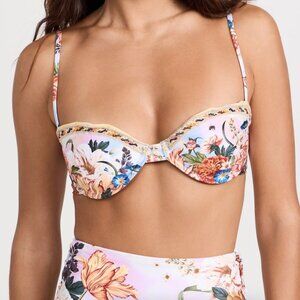 Agua Bendita Irene Bikini Top in Multicolor - Size Medium